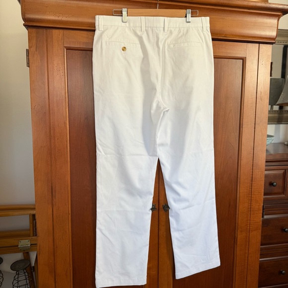 Callaway Golf Performance White Chino Flat Front Trouser Pants Men's 36 X 34 EUC - Picture 4 of 12